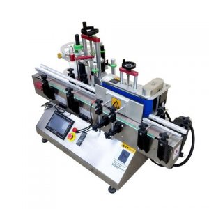 Automatinė brūkšninių kodų spausdinimo kartono etikečių klijavimo mašina