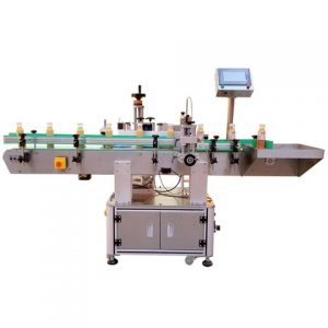 Automatinė dažų kibirų etikečių klijavimo mašina