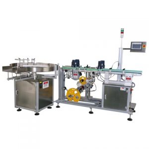 Automatinė stiklainių lipdukų spausdinimo etikečių klijavimo mašina