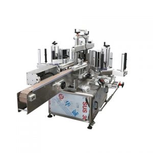Ce sertifikato automatinė apvalių butelių etikečių klijavimo mašina